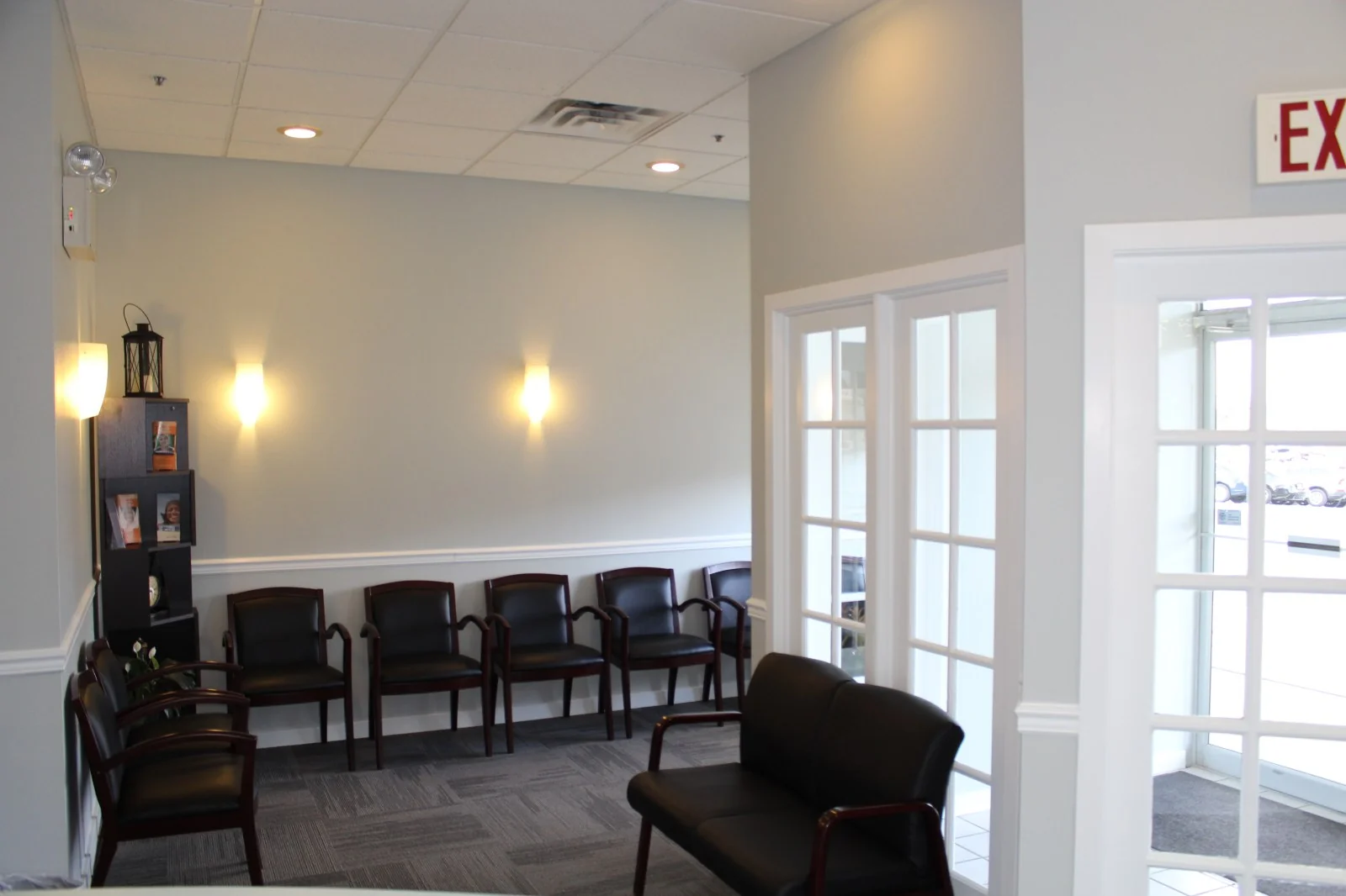 Treatment suite interior