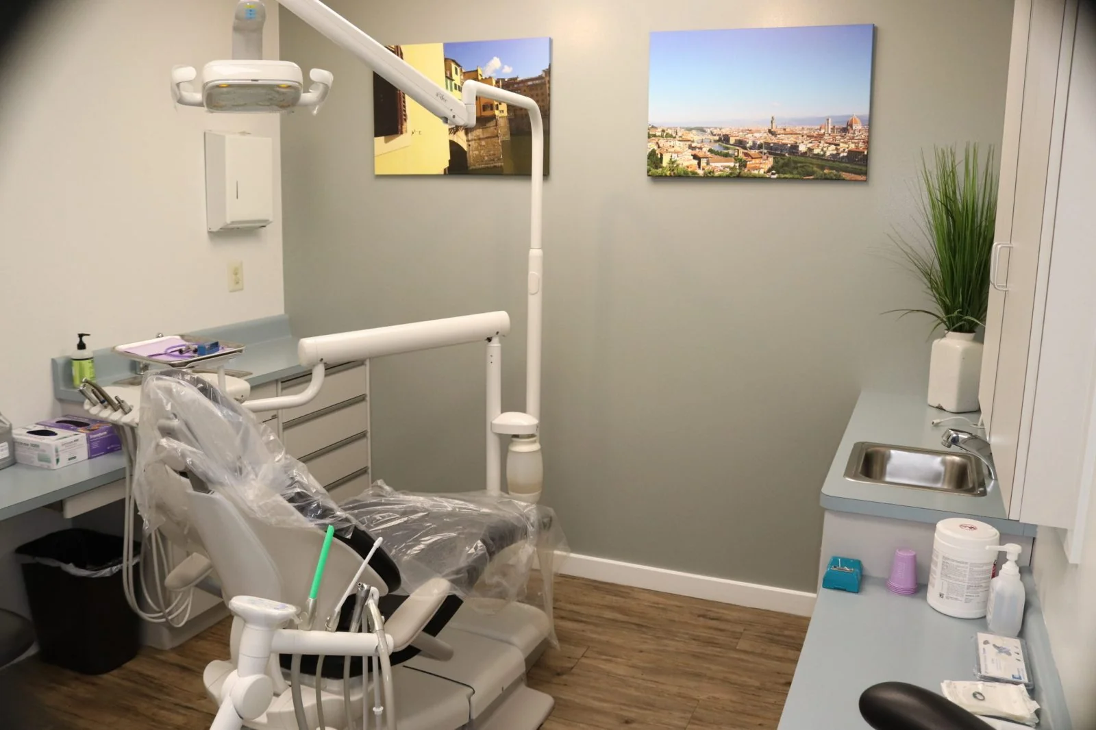 Comfortable treatment room